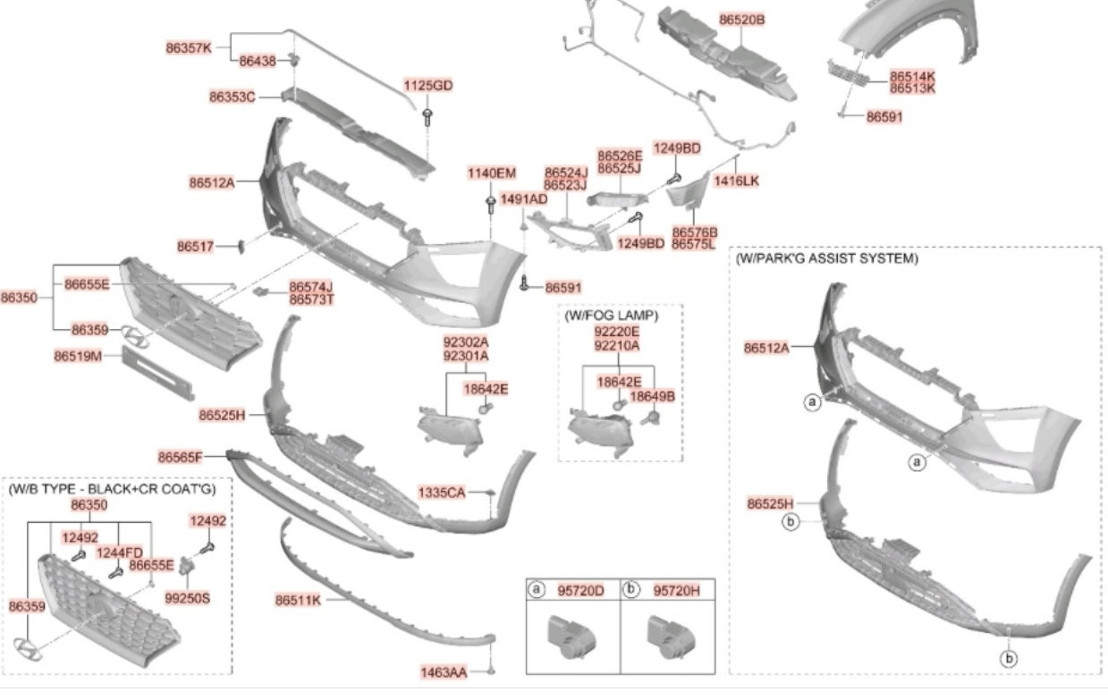 Запчасти хендай крета. 86577-Bw010 защита бампера Creta 21. 86551bw000. Хендай Крета схема элементов накладки на лобовое.